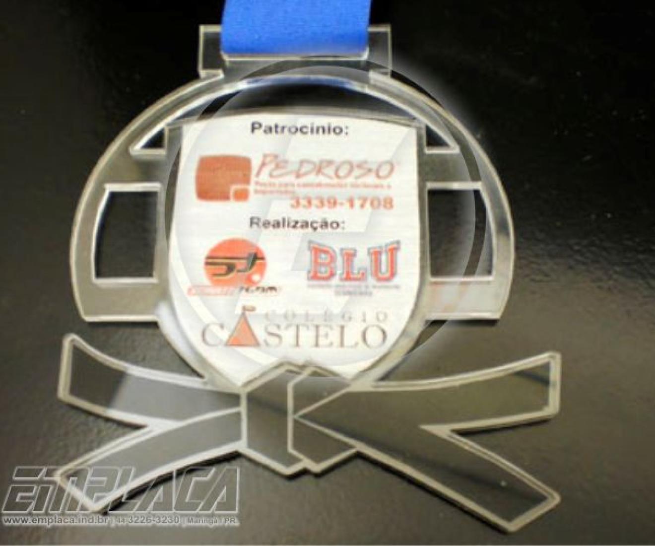 06 Medalhas Acrlico Emplaca