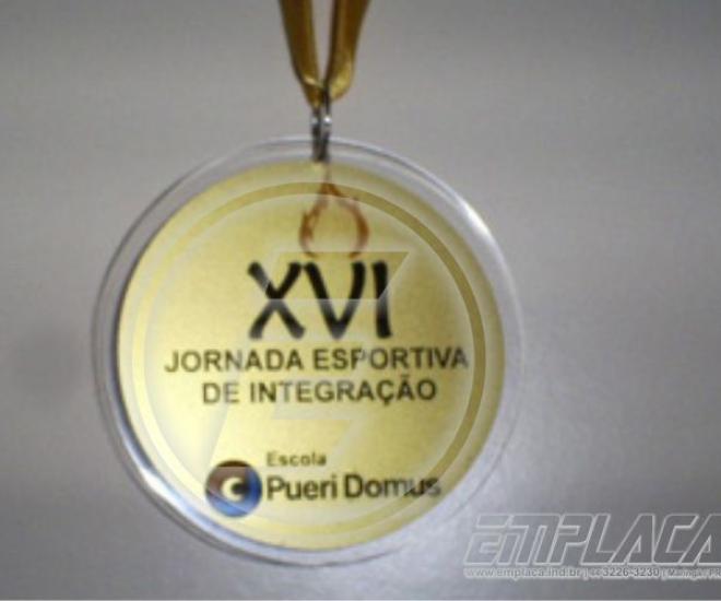 09 Medalhas Acrlico Emplaca