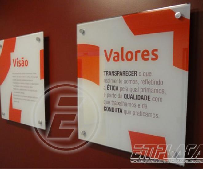 Placas Identificao Acrlico Emplaca 01